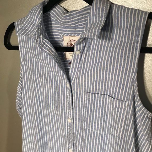 SO: Striped Button Down Dress - Picture 2 of 4